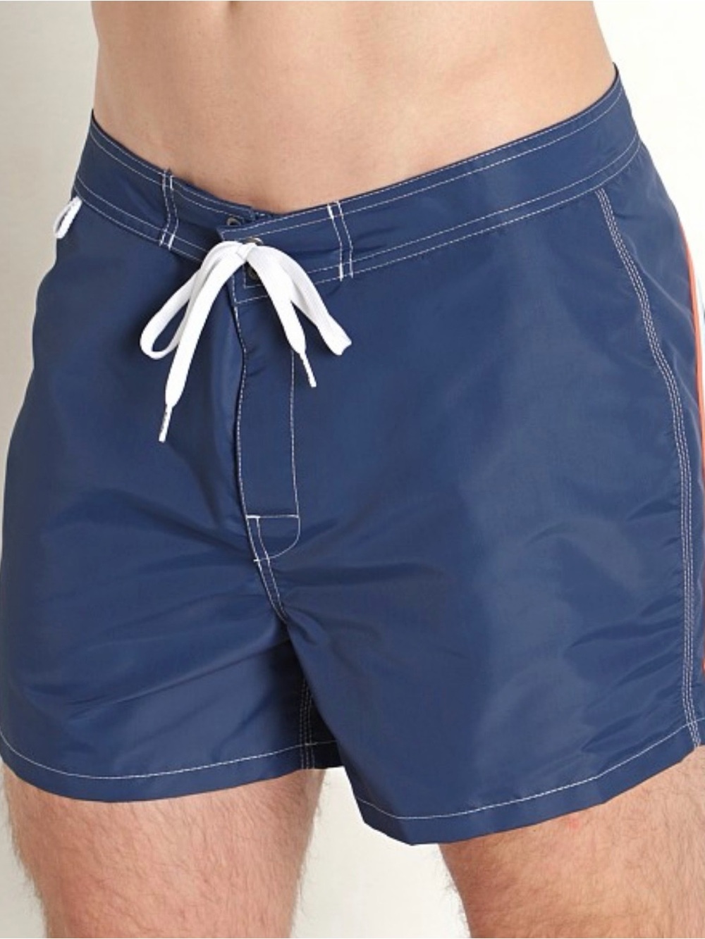 Sundek Classic Low Rise Boardshorts – Navy Rainbow Stripe – Size 33
